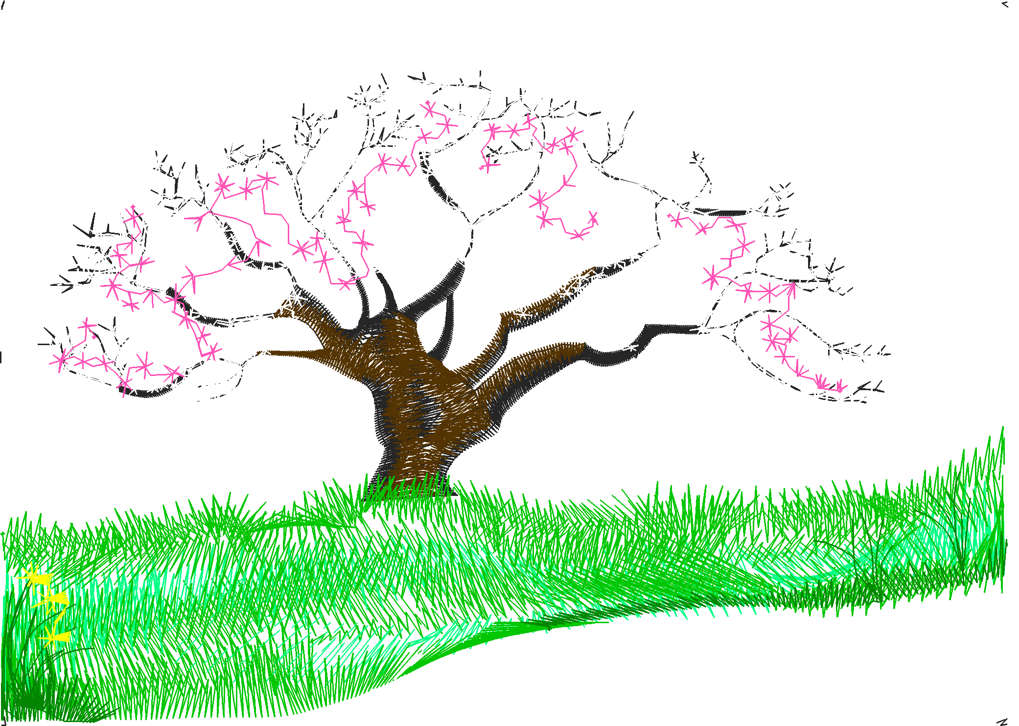 Spring Blossom Landscape