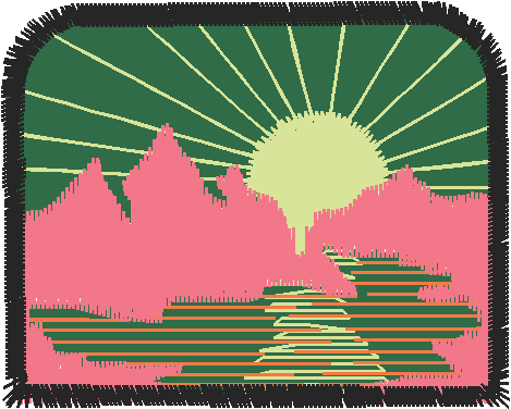 Sunburst Tree Patch