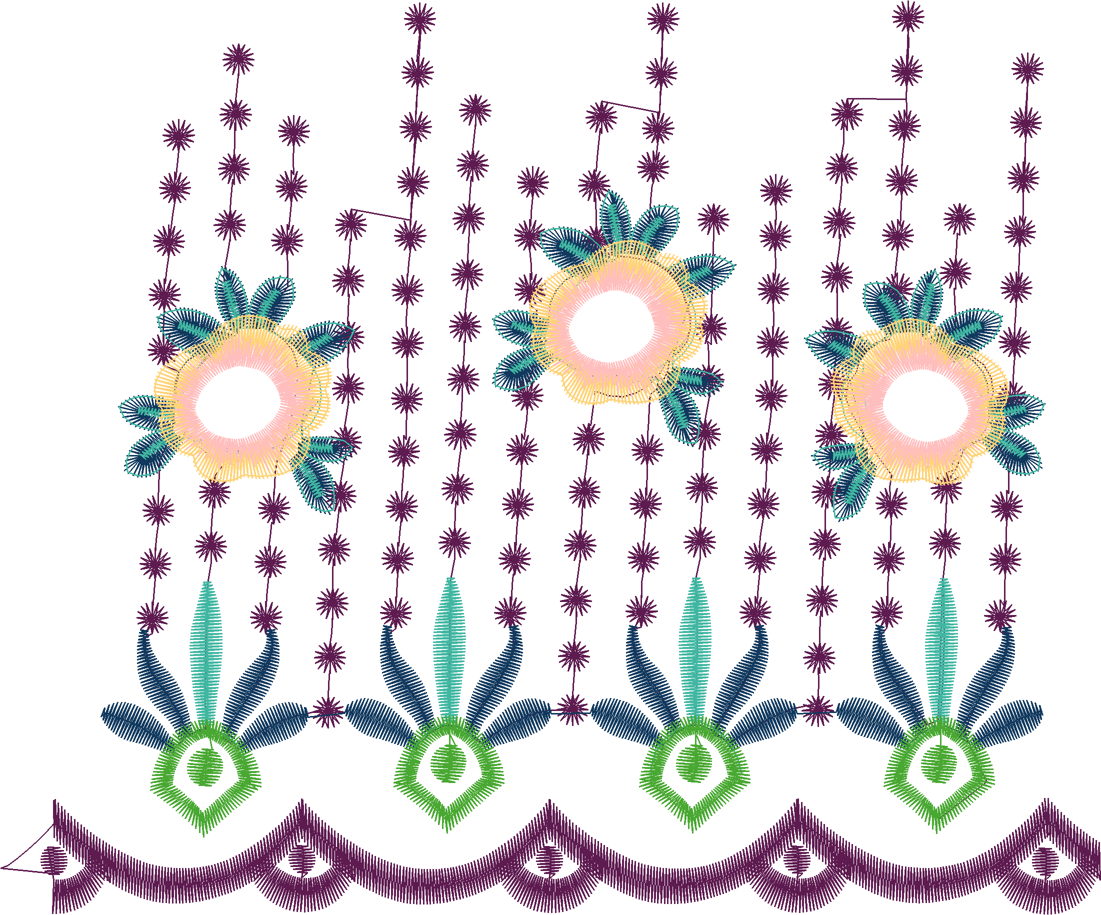 Sunflower Border