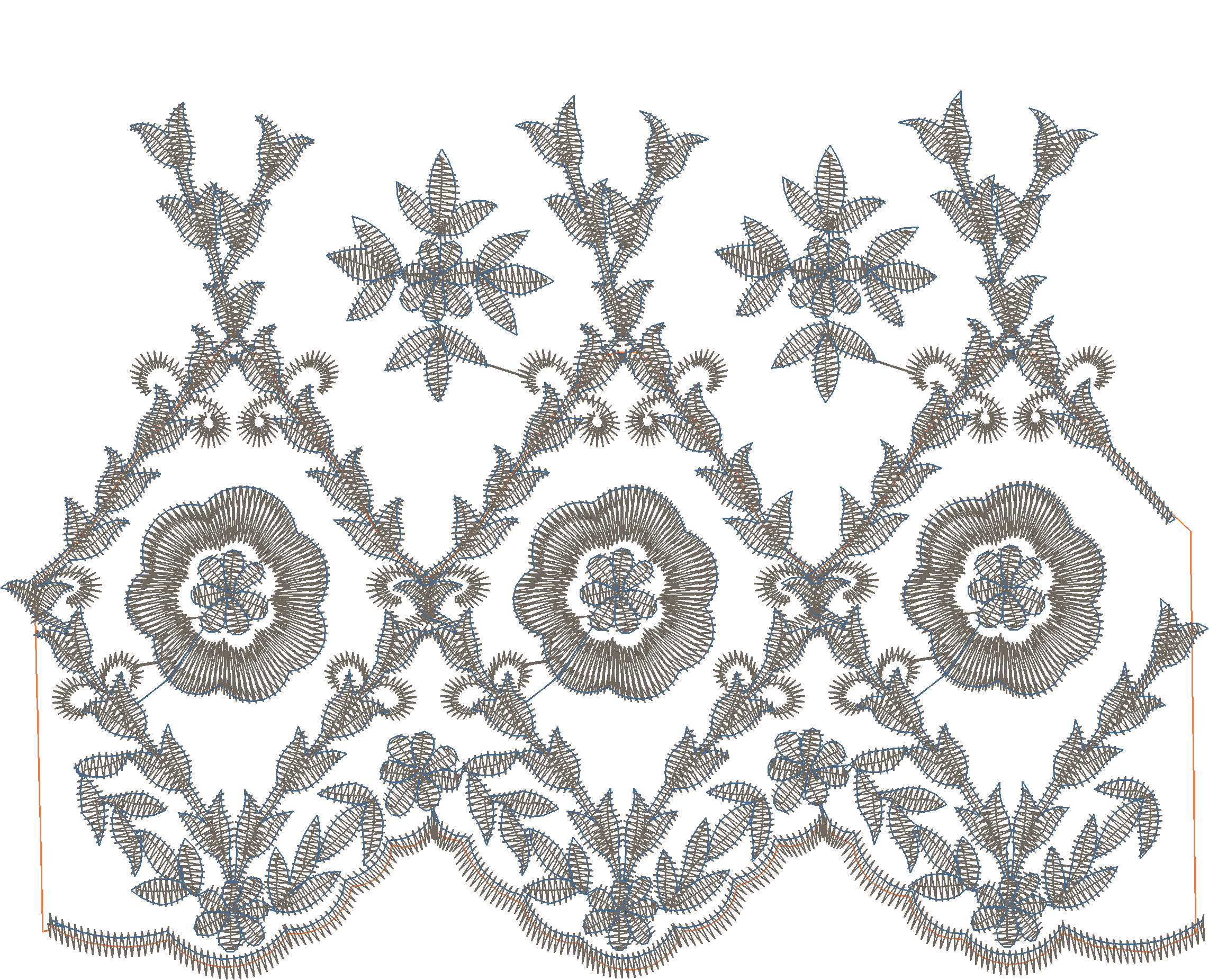 Symmetrical Leaf Panel