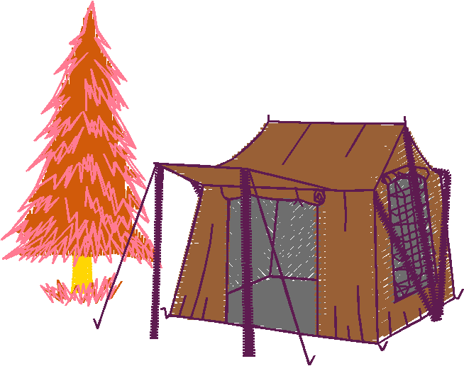 Tent and Tree
