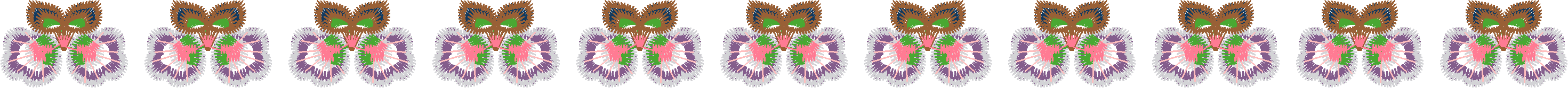 Tiny Floral Border