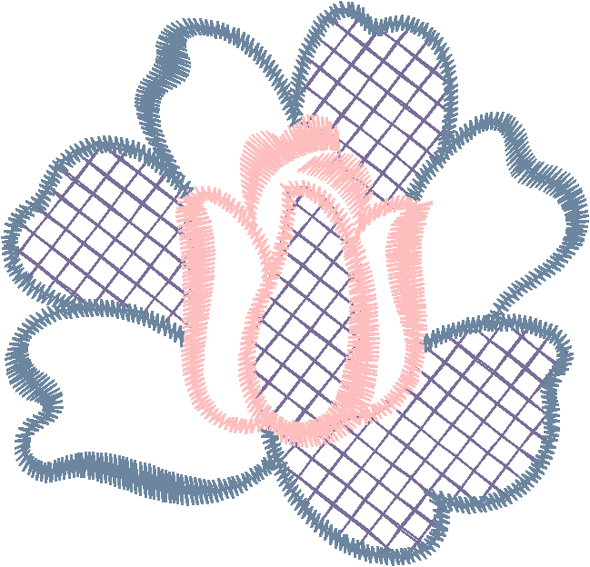 Tulip Clover Applique