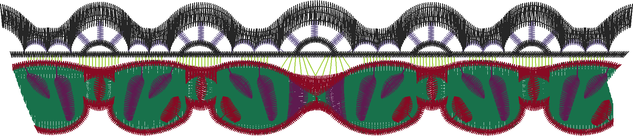 Tulip Scallop Border