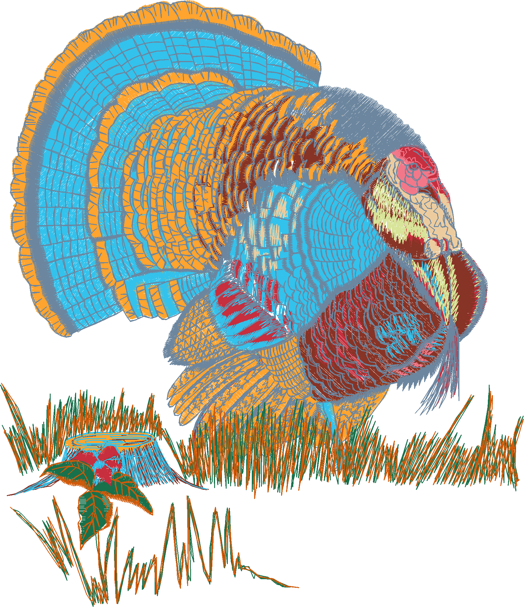 Turkey Motif