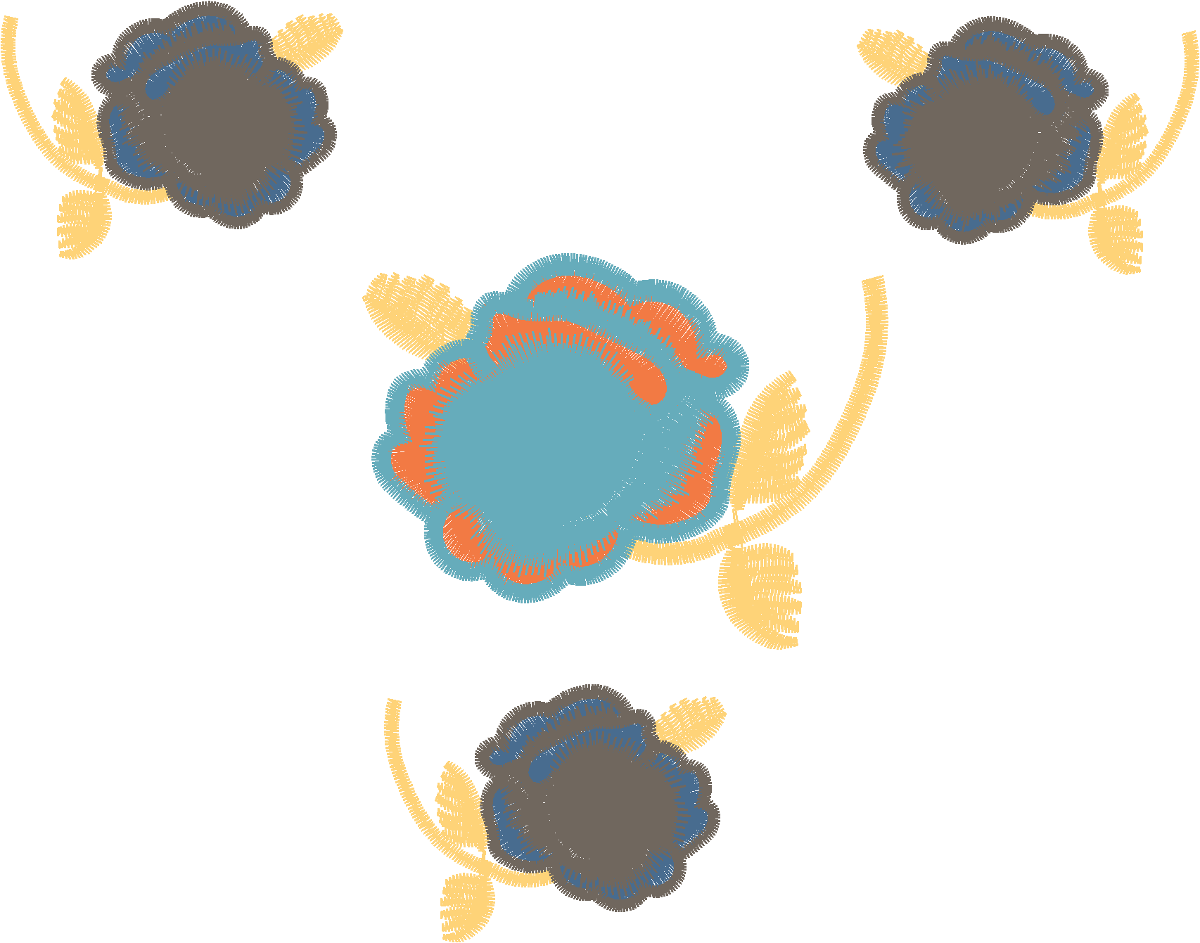 Turtle Flower Ring