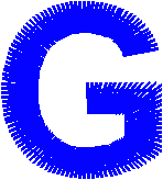 Uppercase Letter G – Font Style 2