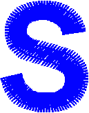 Uppercase Letter S – Font Style 2