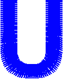 Uppercase Letter U – Font Style 2