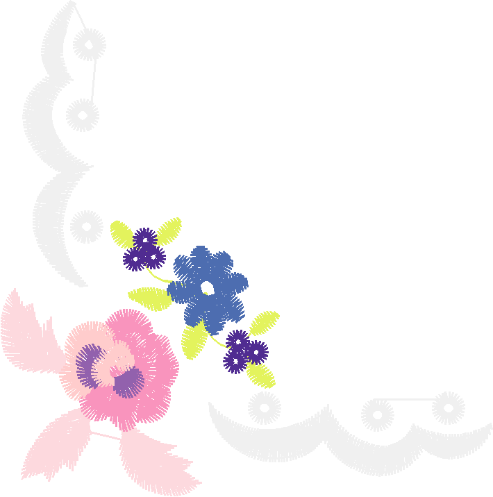 White Heart Ornamental Lace